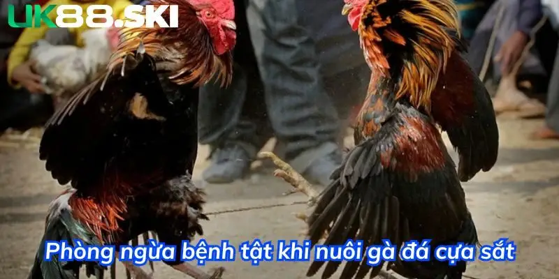 Phòng ngừa bệnh tật khi nuôi gà cựa sắt