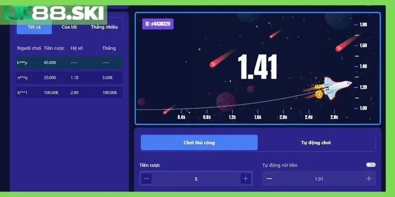 Cách chơi game nhanh Spacex UK88 tăng lãi nhanh chóng
