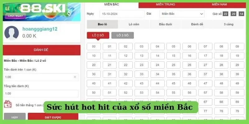 Sức hút hot hit của xổ số miền Bắc
