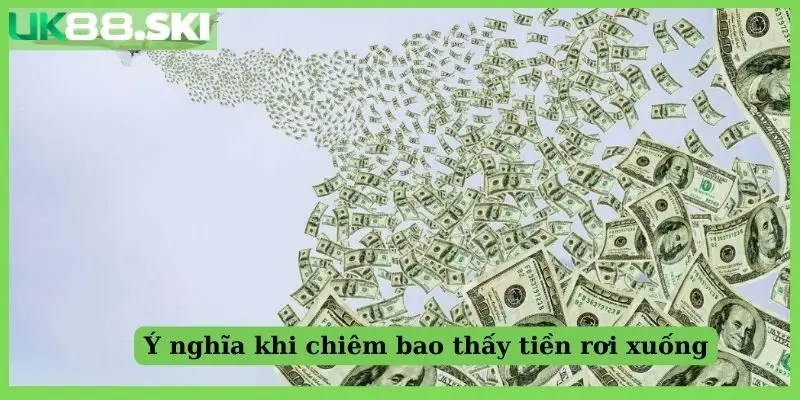 Ý nghĩa khi chiêm bao thấy tiền rơi xuống