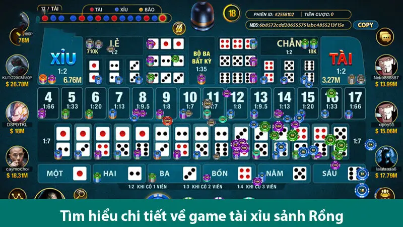 Bí quyết chơi game tài xỉu sảnh Rồng thắng liên tục cho tân thủ tham khảo
