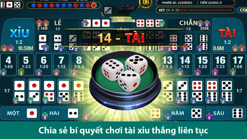 Bí quyết chơi game tài xỉu sảnh Rồng thắng liên tục cho tân thủ tham khảo